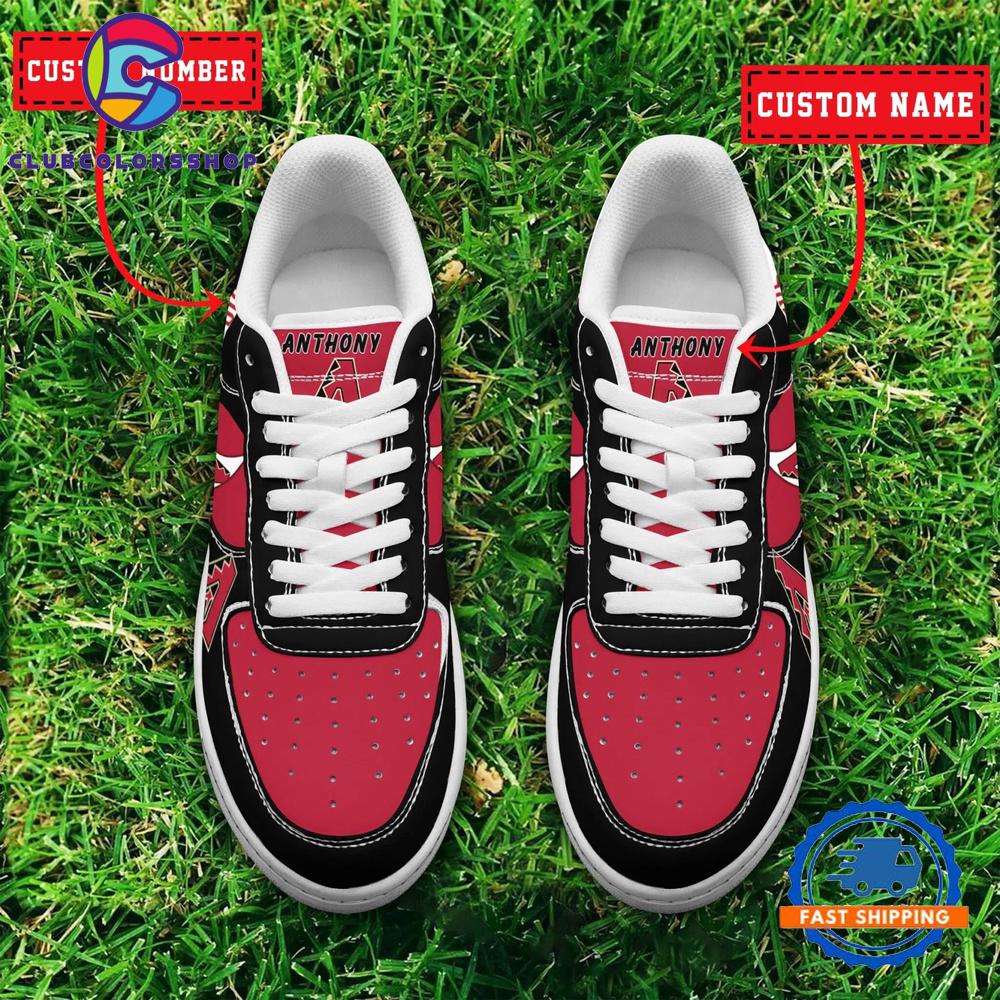 MLB Arizona Diamondbacks Baseball Team Design Air Force 1 Shoes Sneaker MLB Arizona Diamondbacks Baseball Team Design Air Force 1 Shoes Sneaker