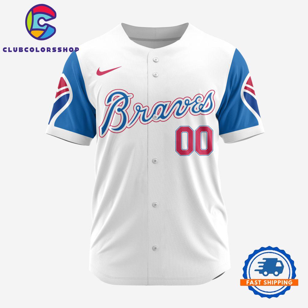MLB Atlanta Braves Baseball Team Alternate Design Concept Jersey Shirts