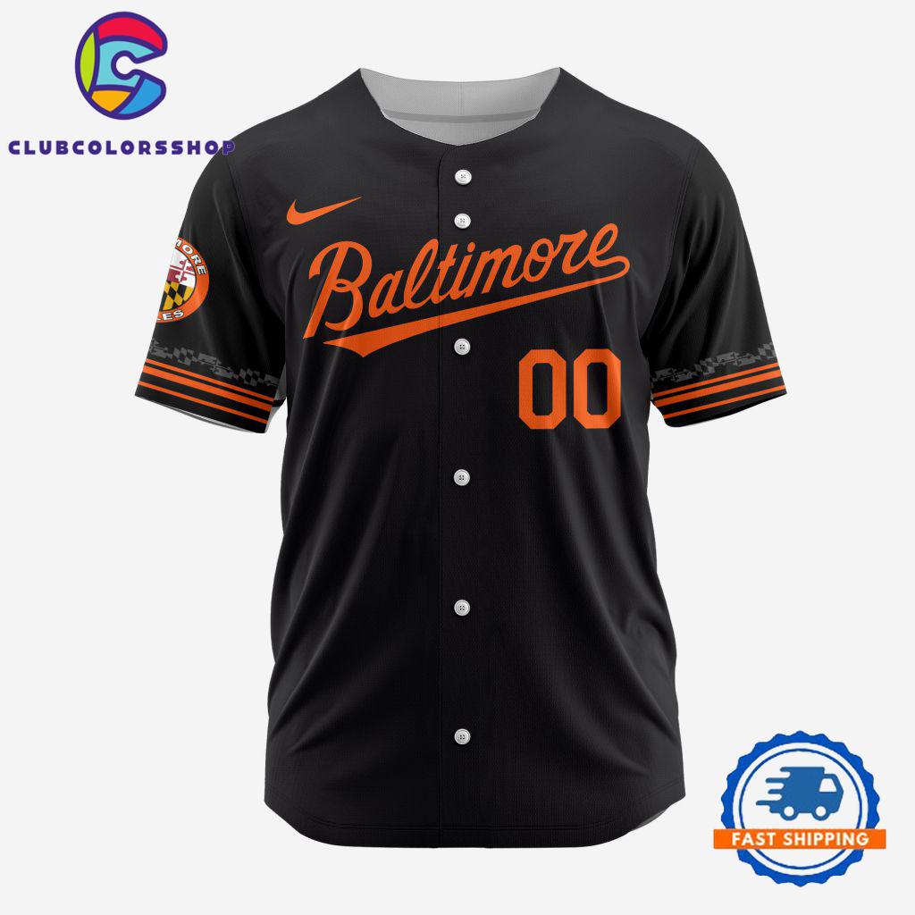 MLB Baltimore Orioles Alternate Design Concept Baseball Jersey, MLB Team Custom Jersey Shirt