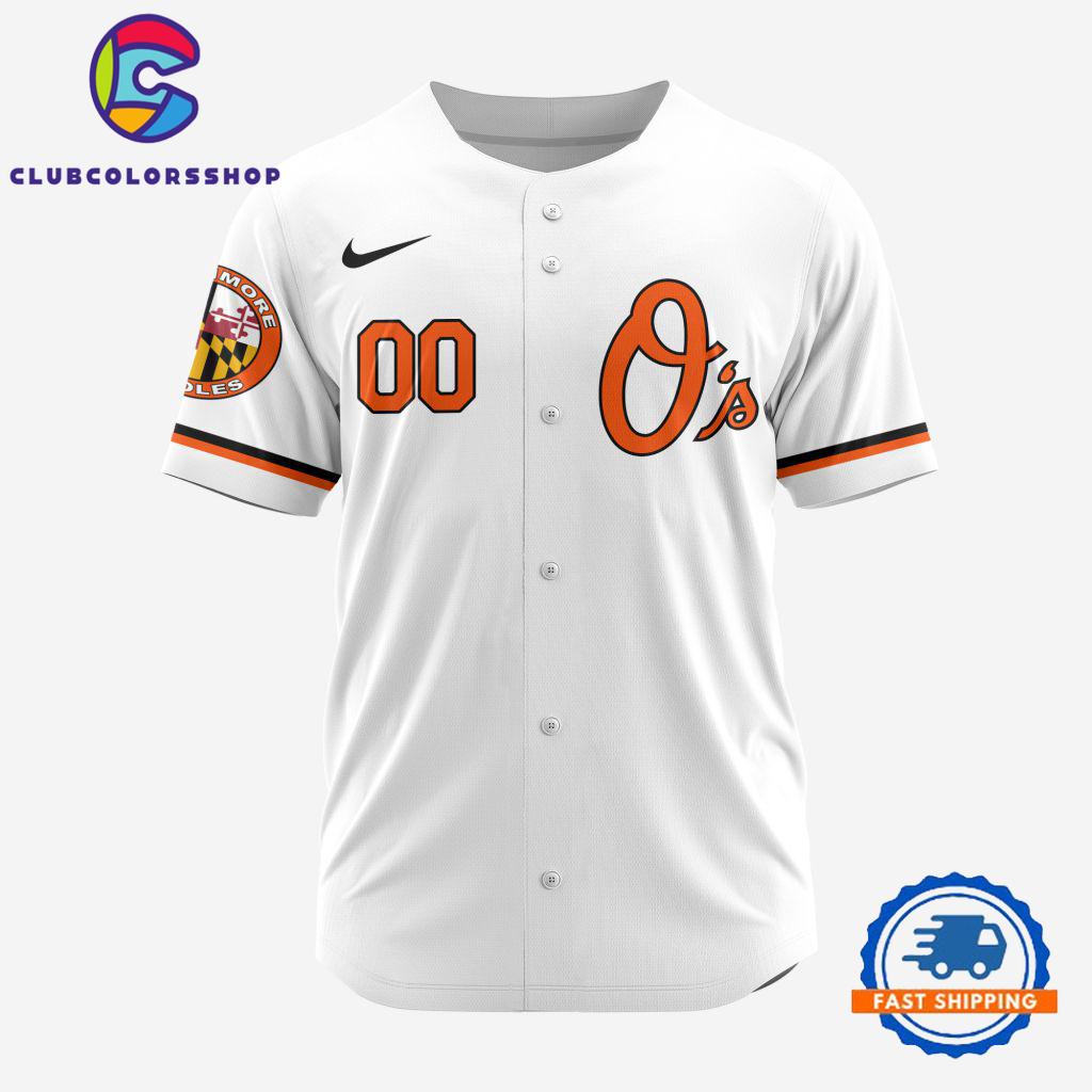 MLB Baltimore Orioles Baseball Team Alternate Design Concept Jersey Shirts