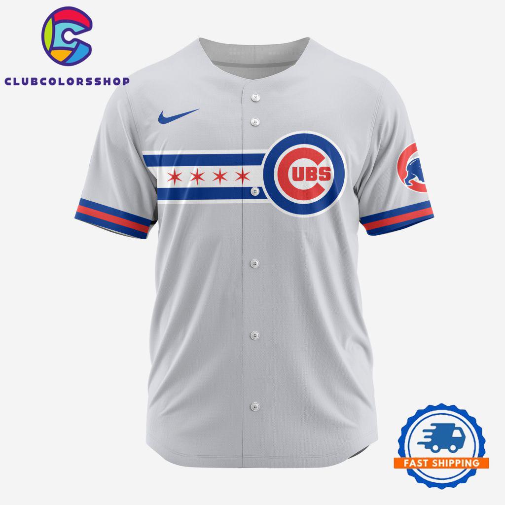 MLB Chicago Cubs Alternate Design Concept Baseball Jersey, MLB Team Custom Jersey Shirt