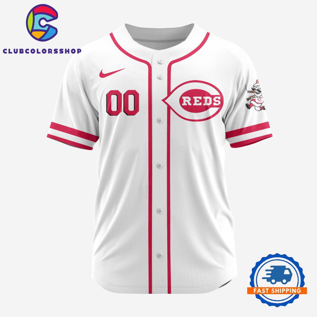 MLB Cincinnati Reds Baseball Team Alternate Design Concept Jersey Shirts