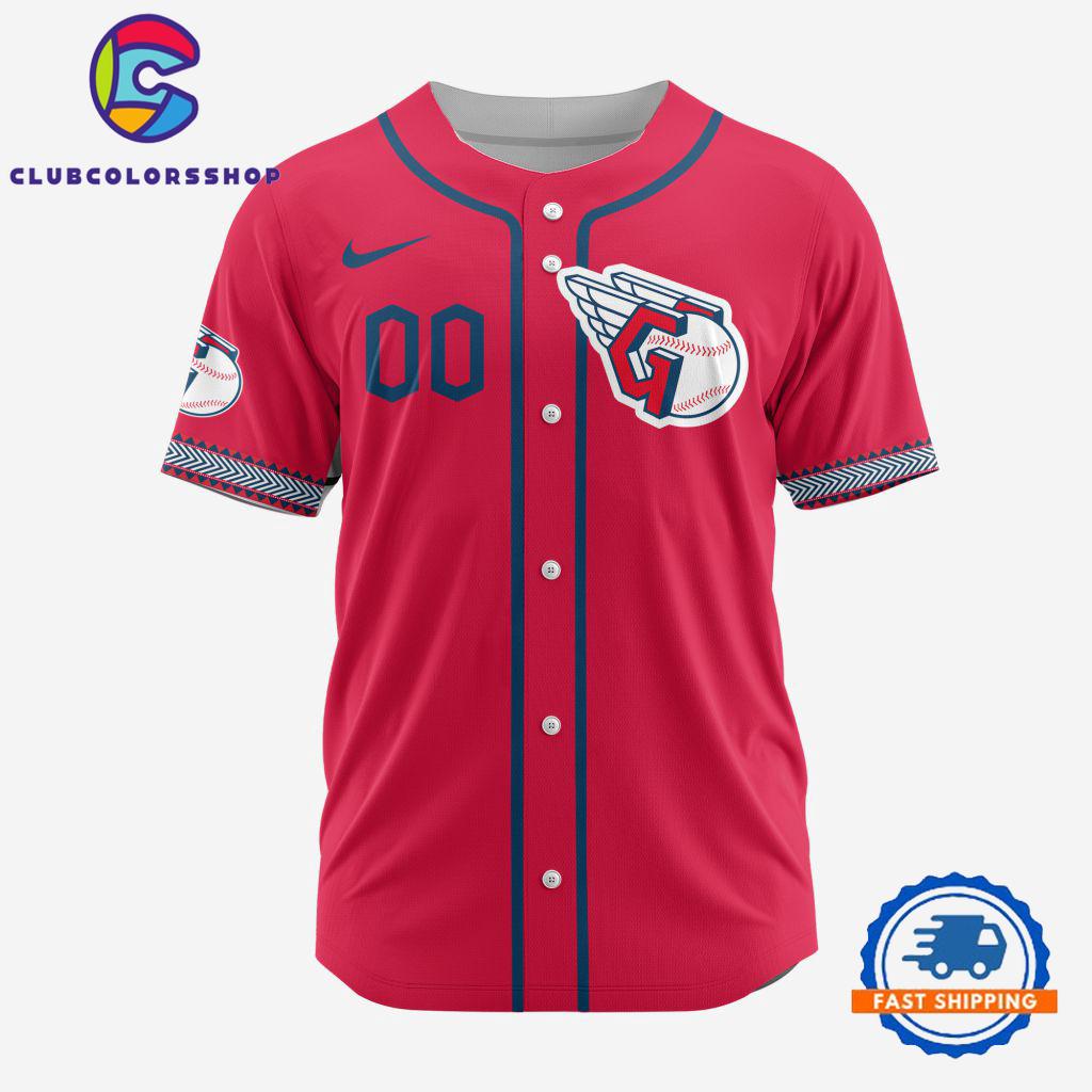 MLB Cleveland Guardians Alternate Design Concept Baseball Jersey, MLB Team Custom Jersey Shirt