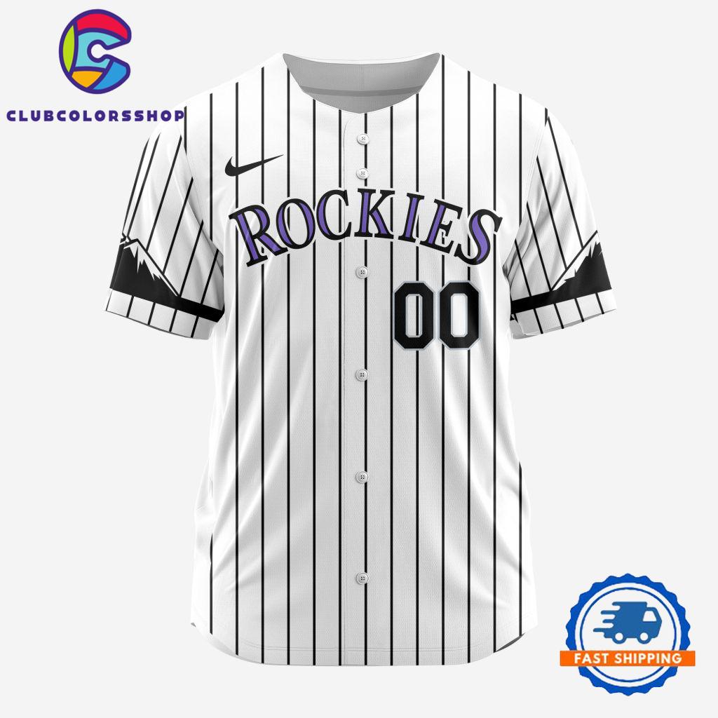 MLB Colorado Rockies Baseball Team Alternate Design Concept Jersey Shirts