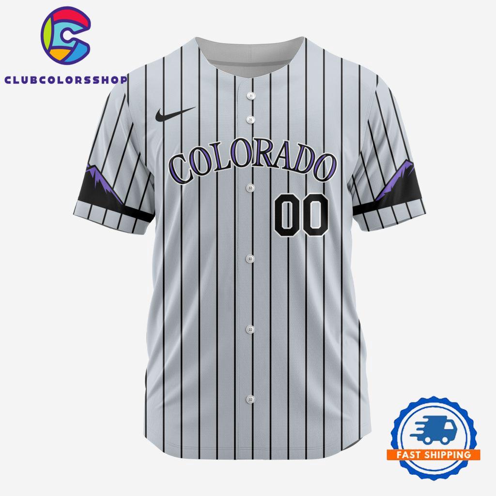 MLB Colorado Rockies Personalized Alternate Design Concept Baseball Jersey, MLB Team New Jersey Shirt