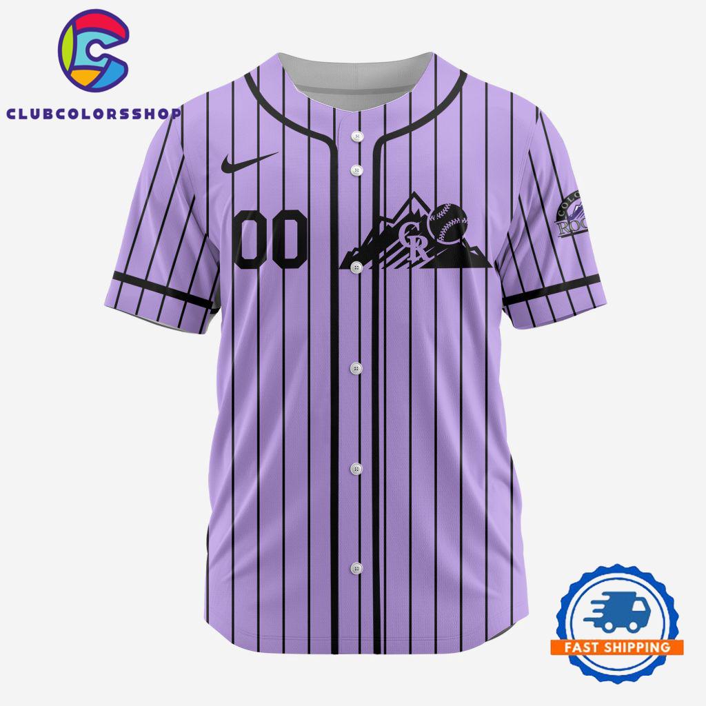 MLB Colorado Rockies Personalized Baseball Team Alternate Design Concept Jersey Shirts