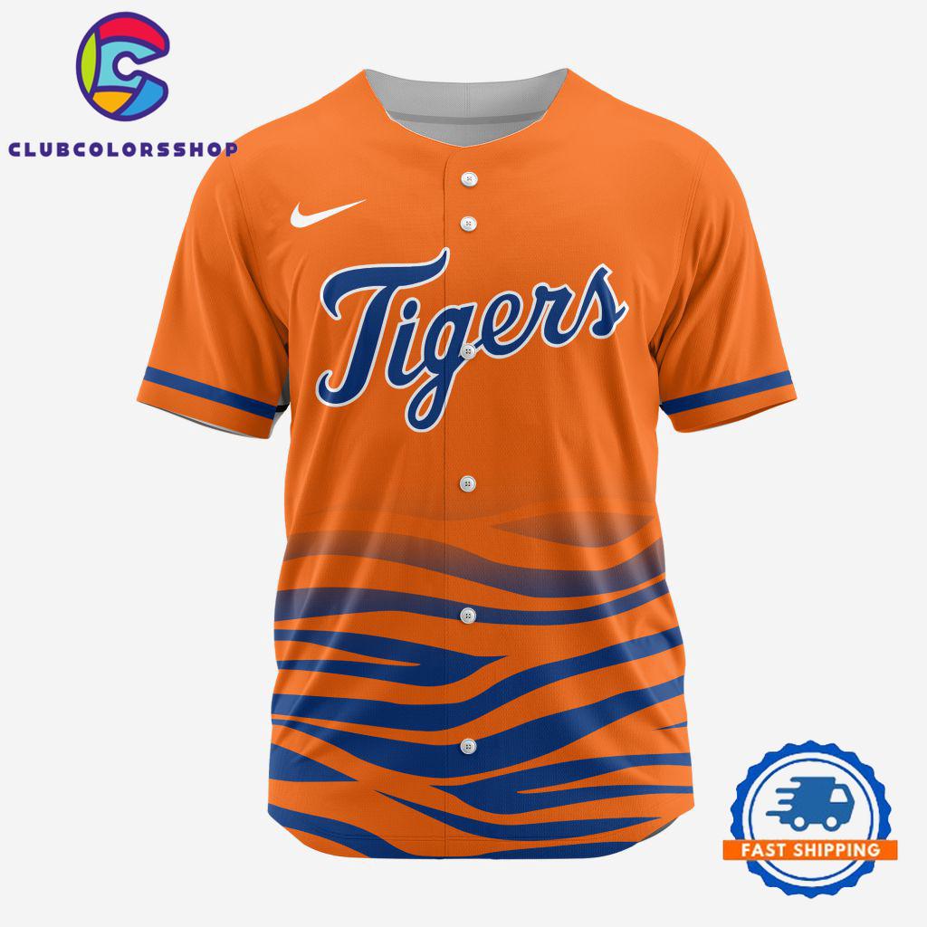 MLB Detroit Tigers Personalized Baseball Team Alternate Design Concept Jersey Shirts