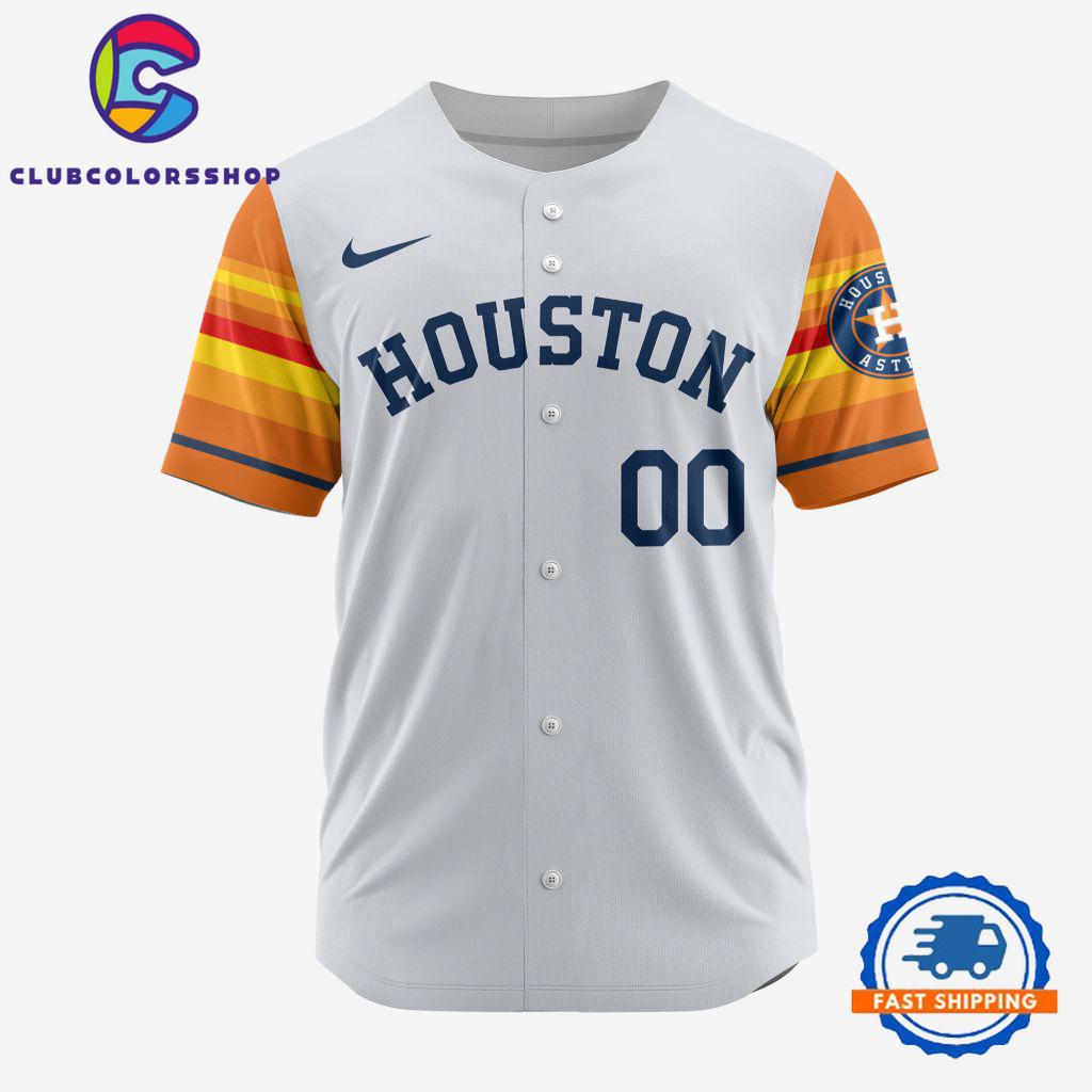 MLB Houston Astros Personalized Alternate Design Concept Baseball Jersey, MLB Team New Jersey Shirt