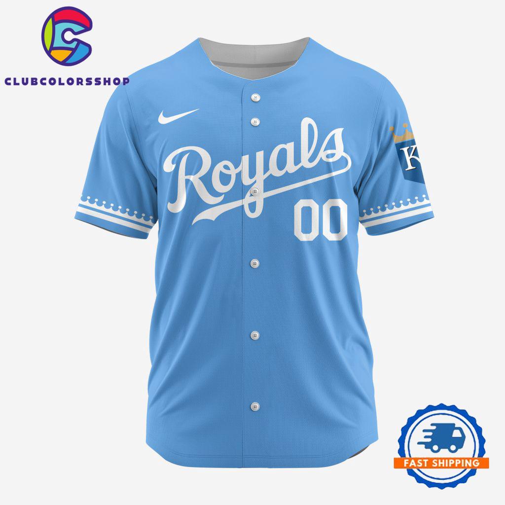 MLB Kansas City Royals Baseball Team Alternate Design Concept Jersey Shirts