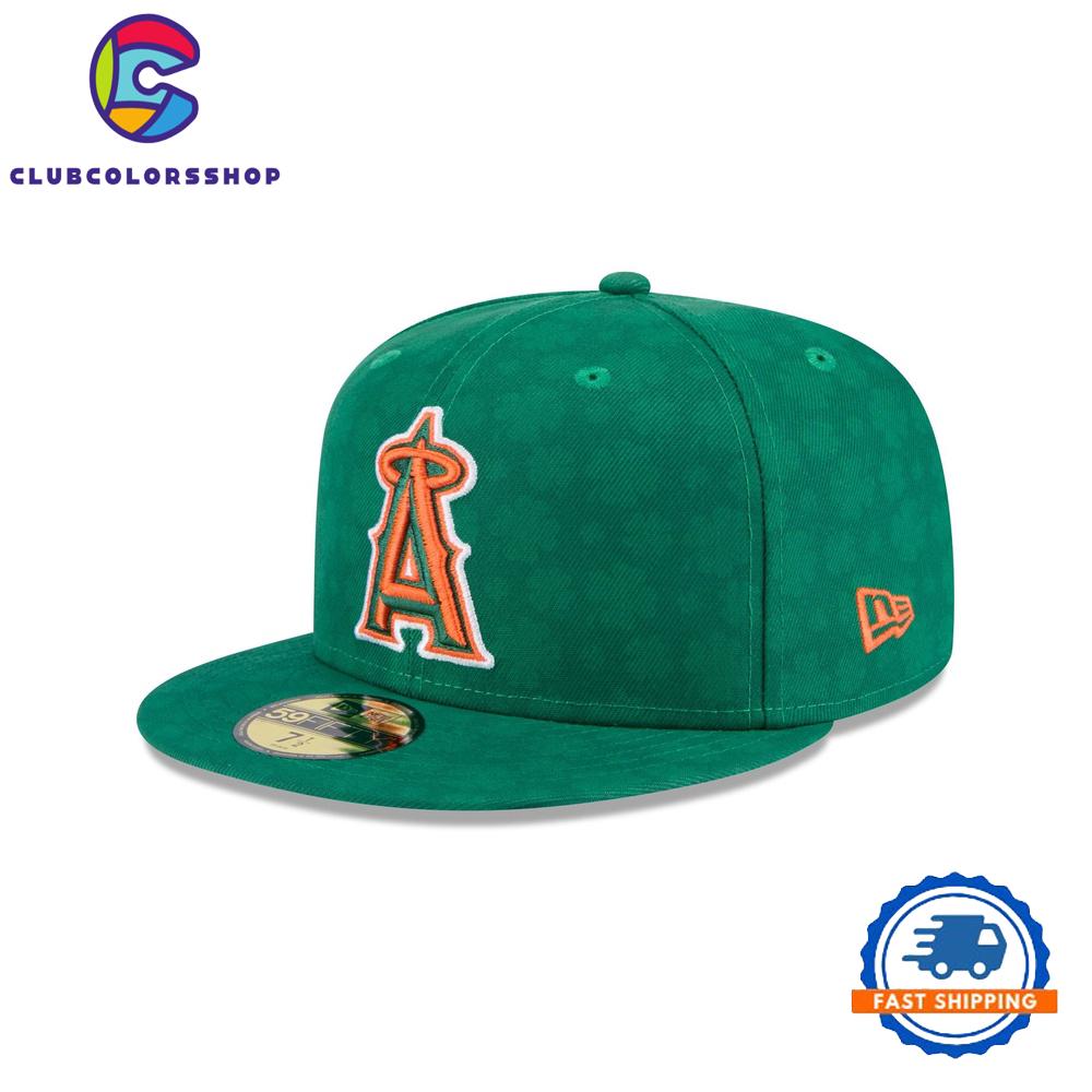MLB Los Angeles Angels St. Patrick’s Day Snapback, Baseball Team Fitted Hat Design