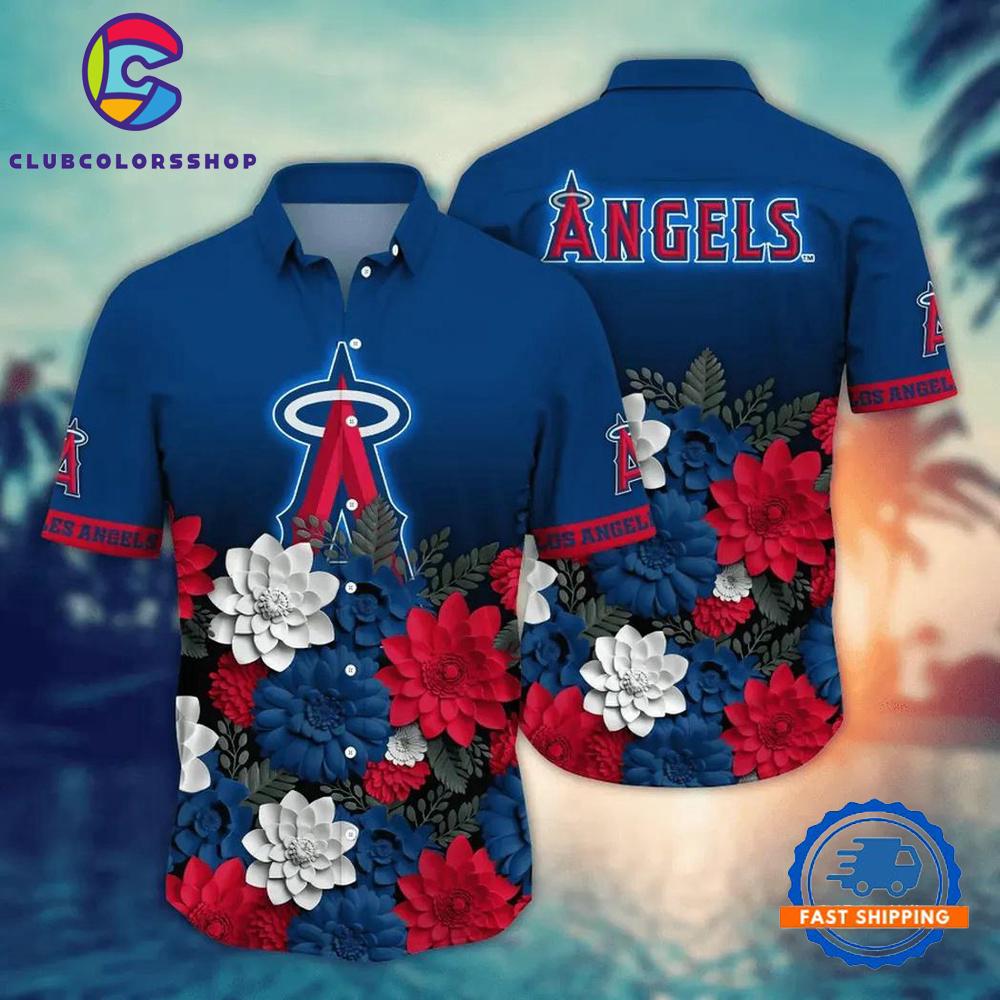 MLB Los Angeles Angels Summer Aloha New Hawaiian Shirts