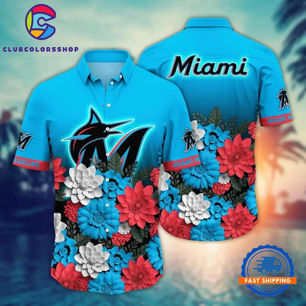MLB Miami Marlins Summer New Hawaiian Shirts