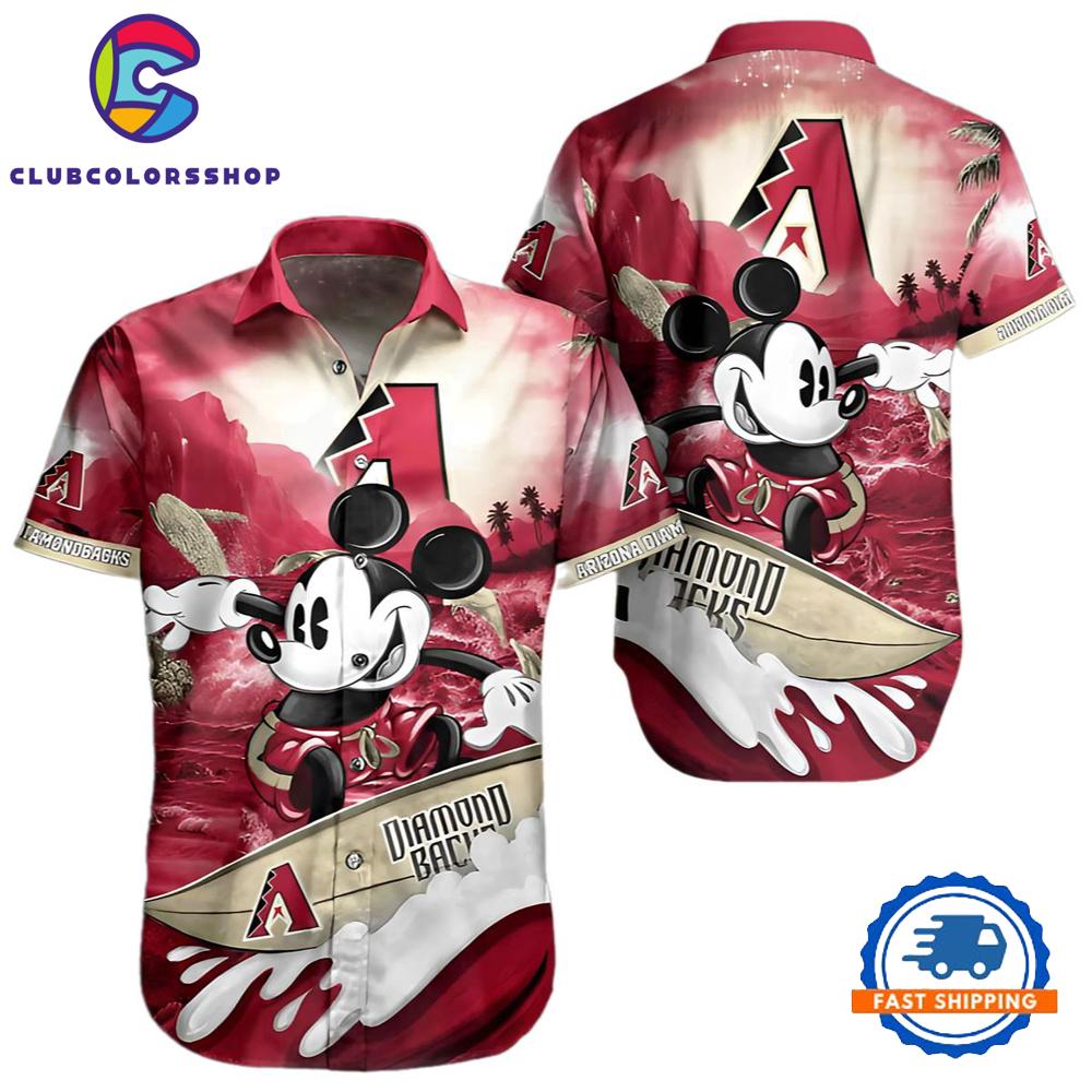 MLB Mickey Canyon Arizona Diamondbacks Hawaiian Shirt