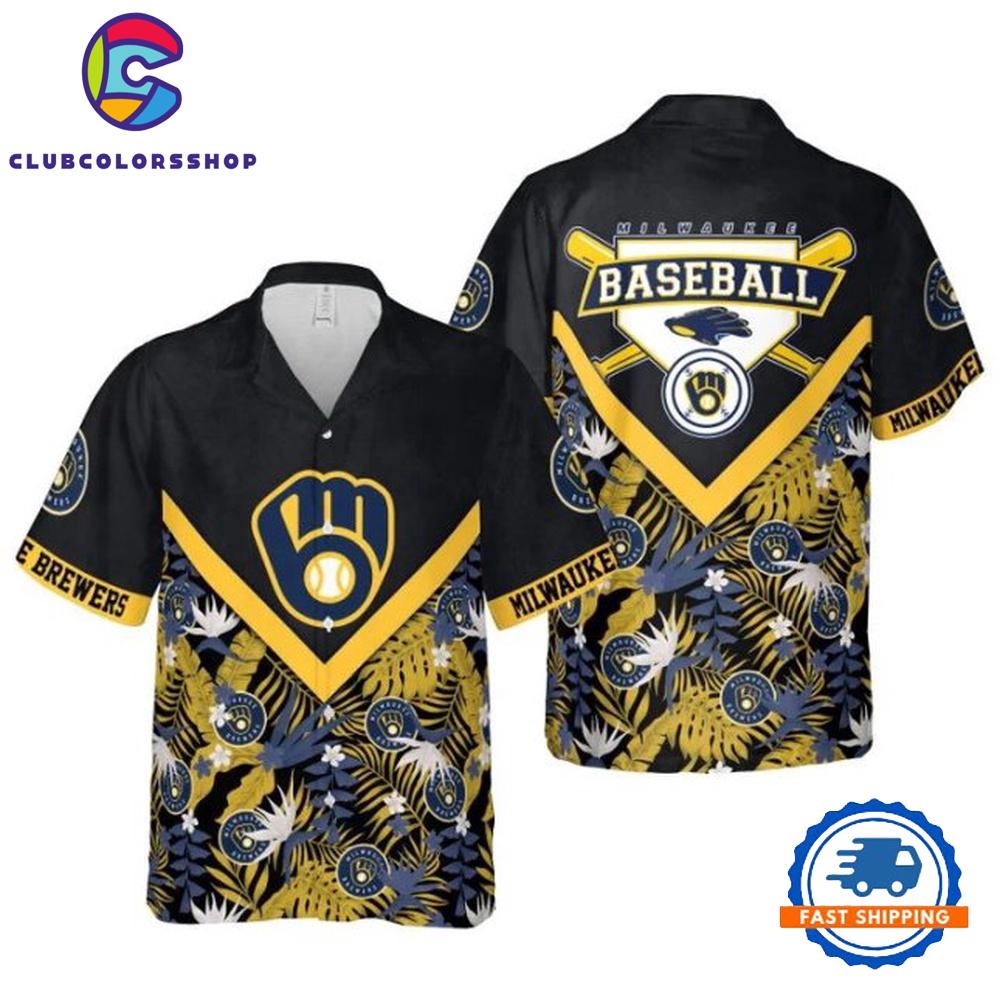 MLB Milwaukee Brewers Hawaiian Shirt Victory Vibes