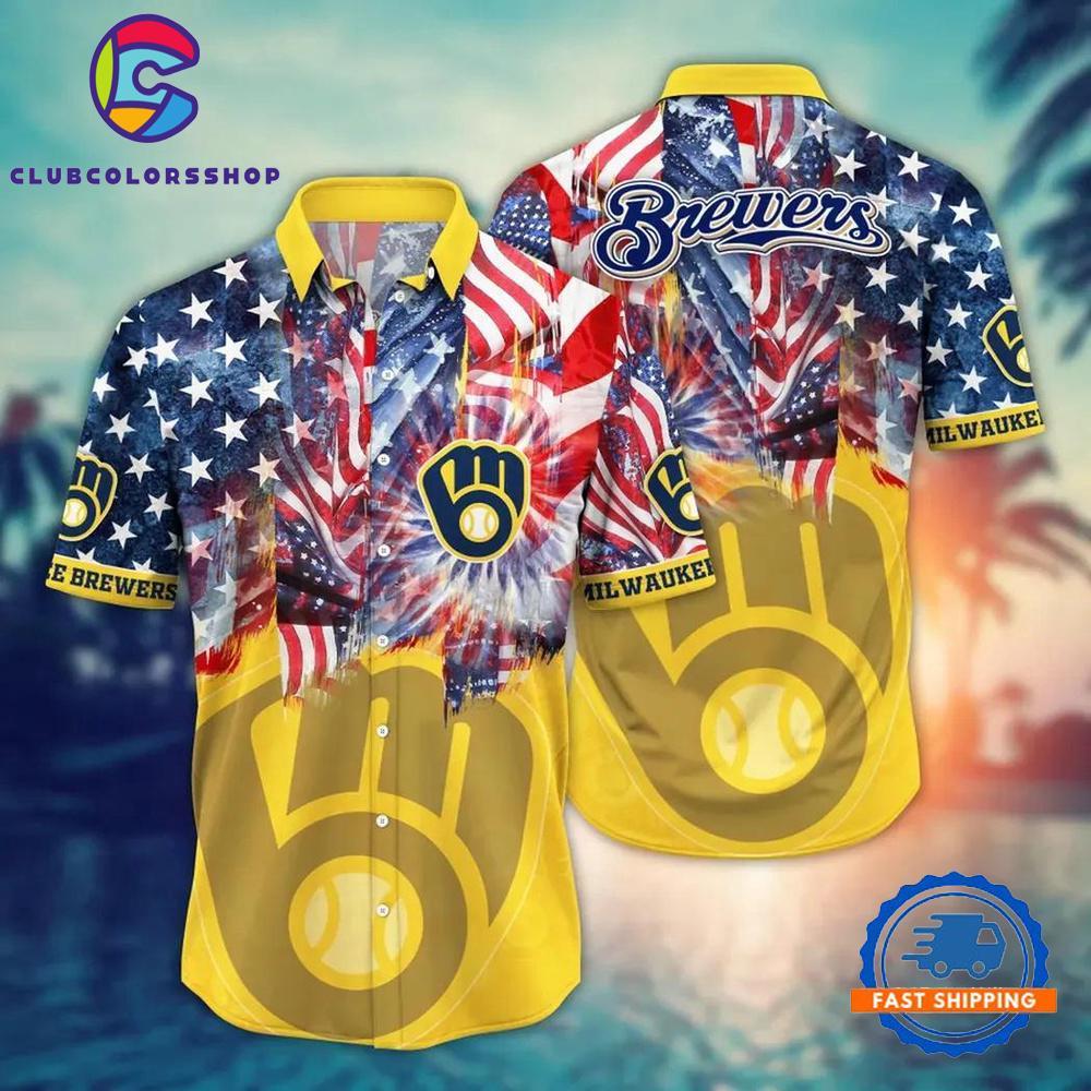 MLB Milwaukee Brewers Summer New Hawaiian Shirts