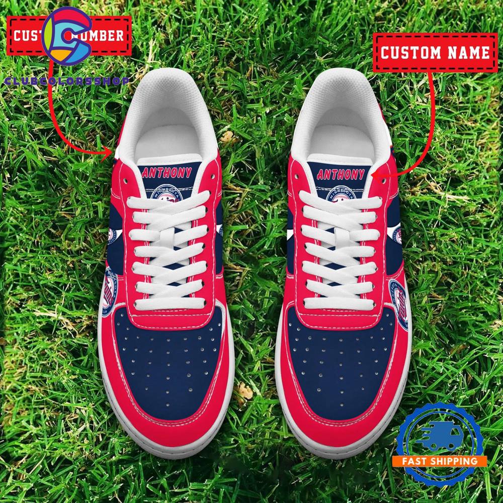MLB Minnesota Twins Baseball Team Design Air Force 1 Shoes Sneaker MLB Minnesota Twins Baseball Team Design Air Force 1 Shoes Sneaker