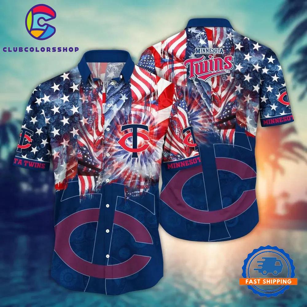 MLB Minnesota Twins Flower Design Hawaiian Shirts