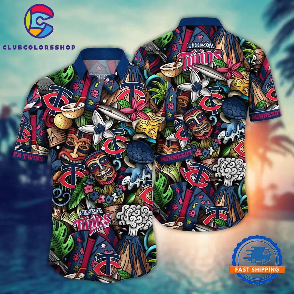 MLB Minnesota Twins Flower Palm Tree Hot Hawaiian Shirts