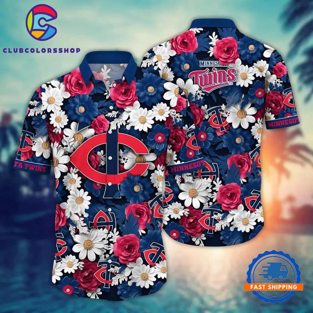 MLB Minnesota Twins Flower Palm Tree New Hawaiian Shirts