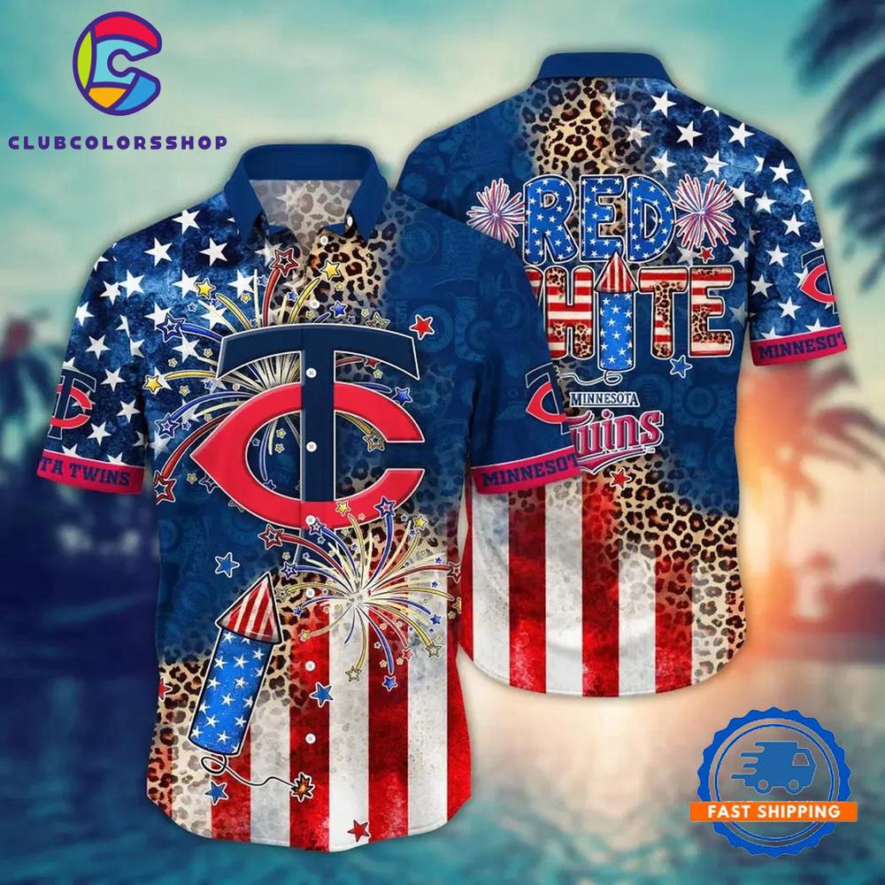 MLB Minnesota Twins Palm Tree Summer Hawaiian Shirts