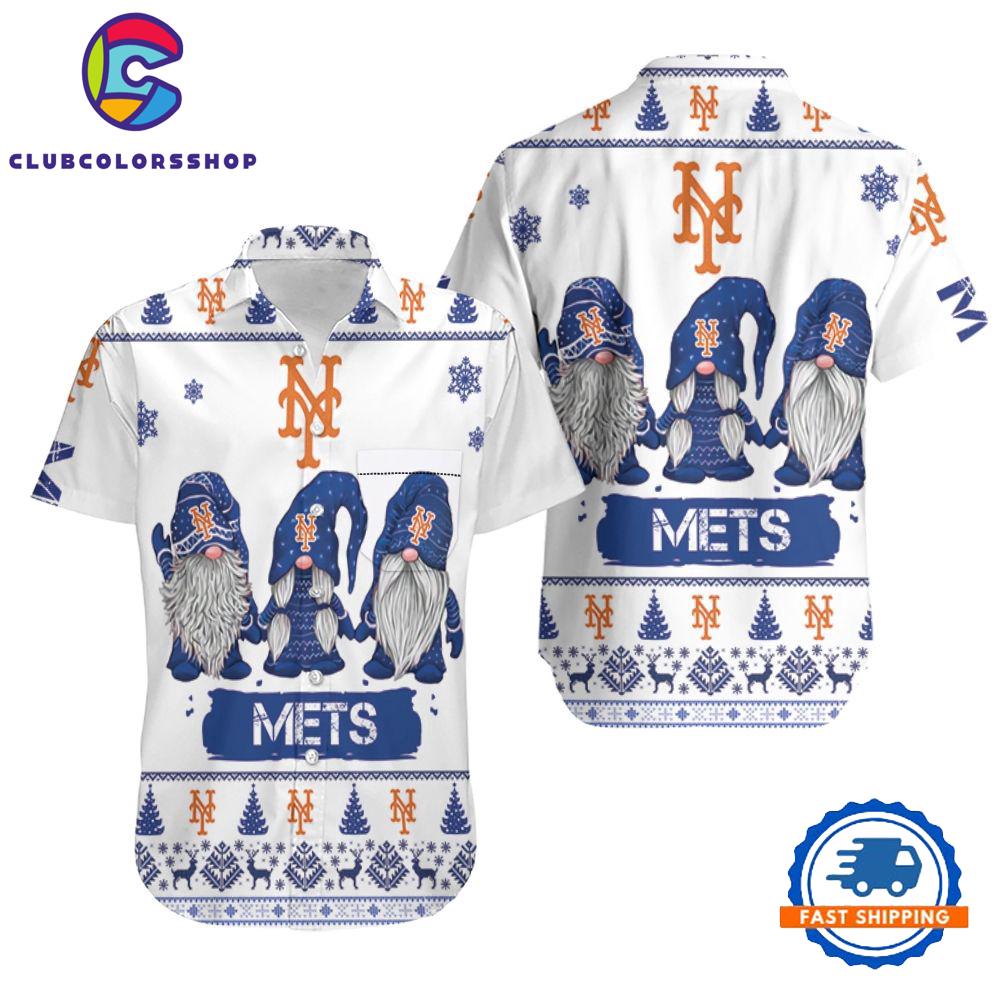 MLB New York Mets Gnomes Coastal Chill Hawaiian Shirt