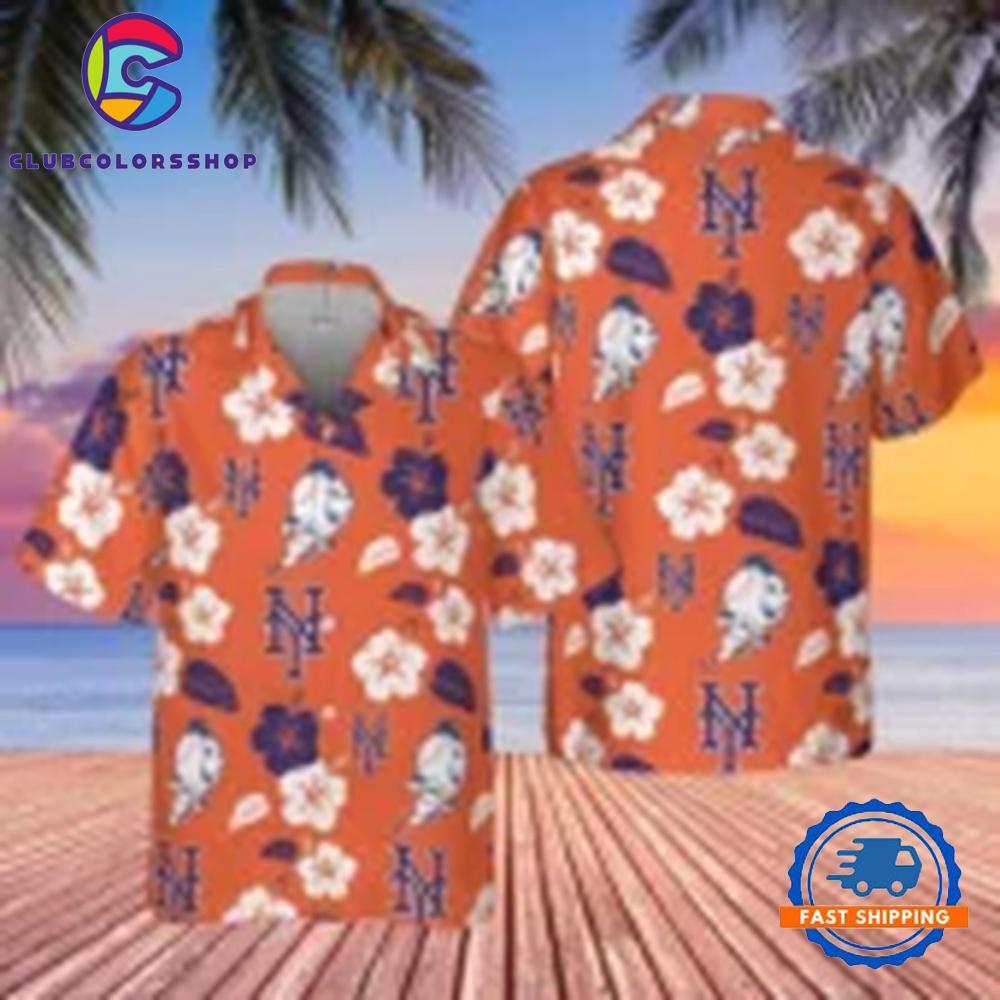 MLB New York Mets Paradise Palm Hawaiian Shirt
