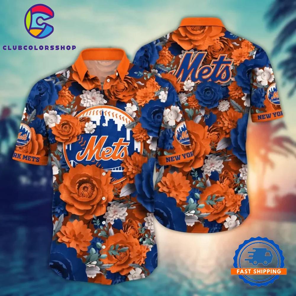 MLB New York Mets Paradise Play Hawaiian Shirt