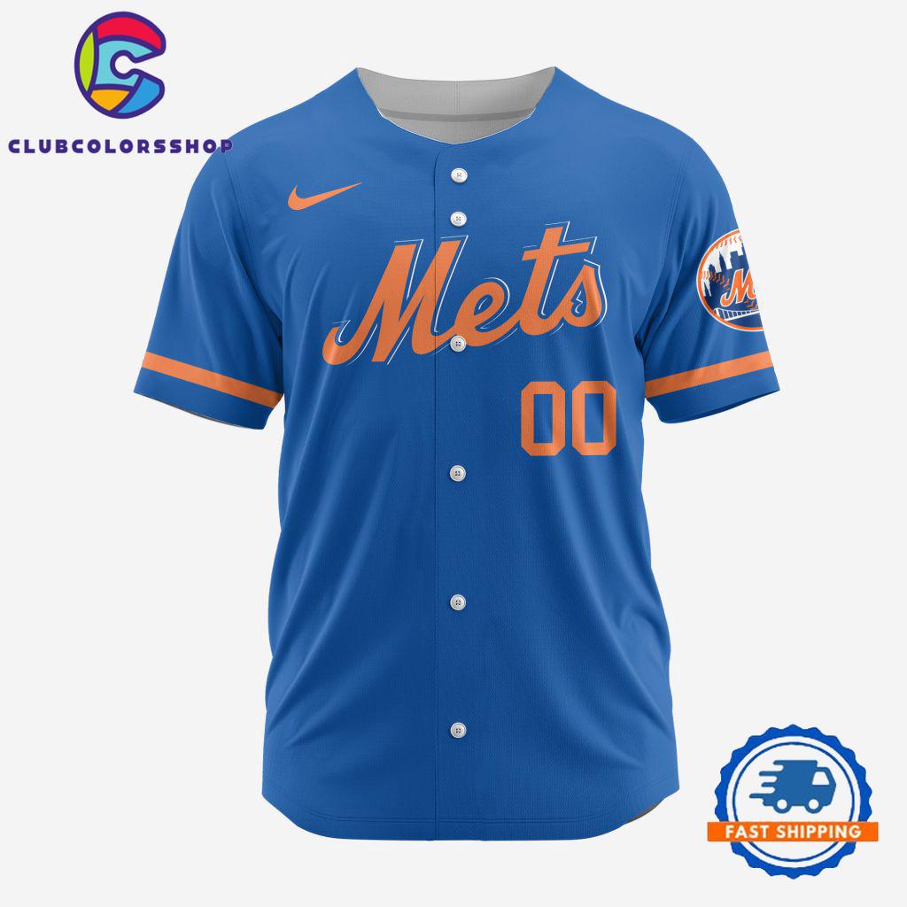 MLB New York Mets Personalized Alternate Design Concept Baseball Jersey, MLB Team New Jersey Shirt