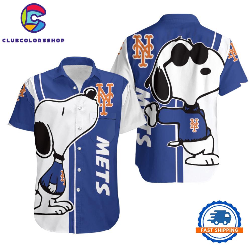 MLB New York Mets Snoopy Lover Hawaiian Shirt