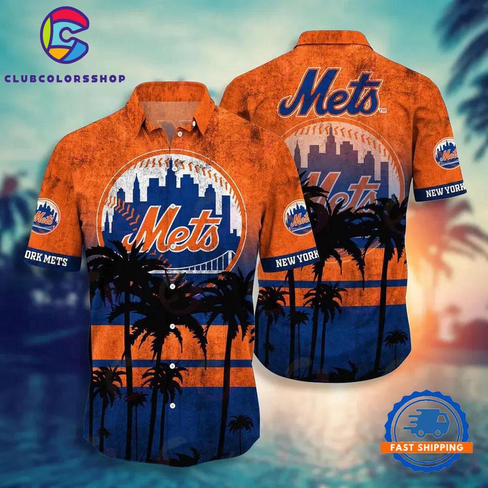 MLB New York Mets Tropical Summer Hawaiian Shirts