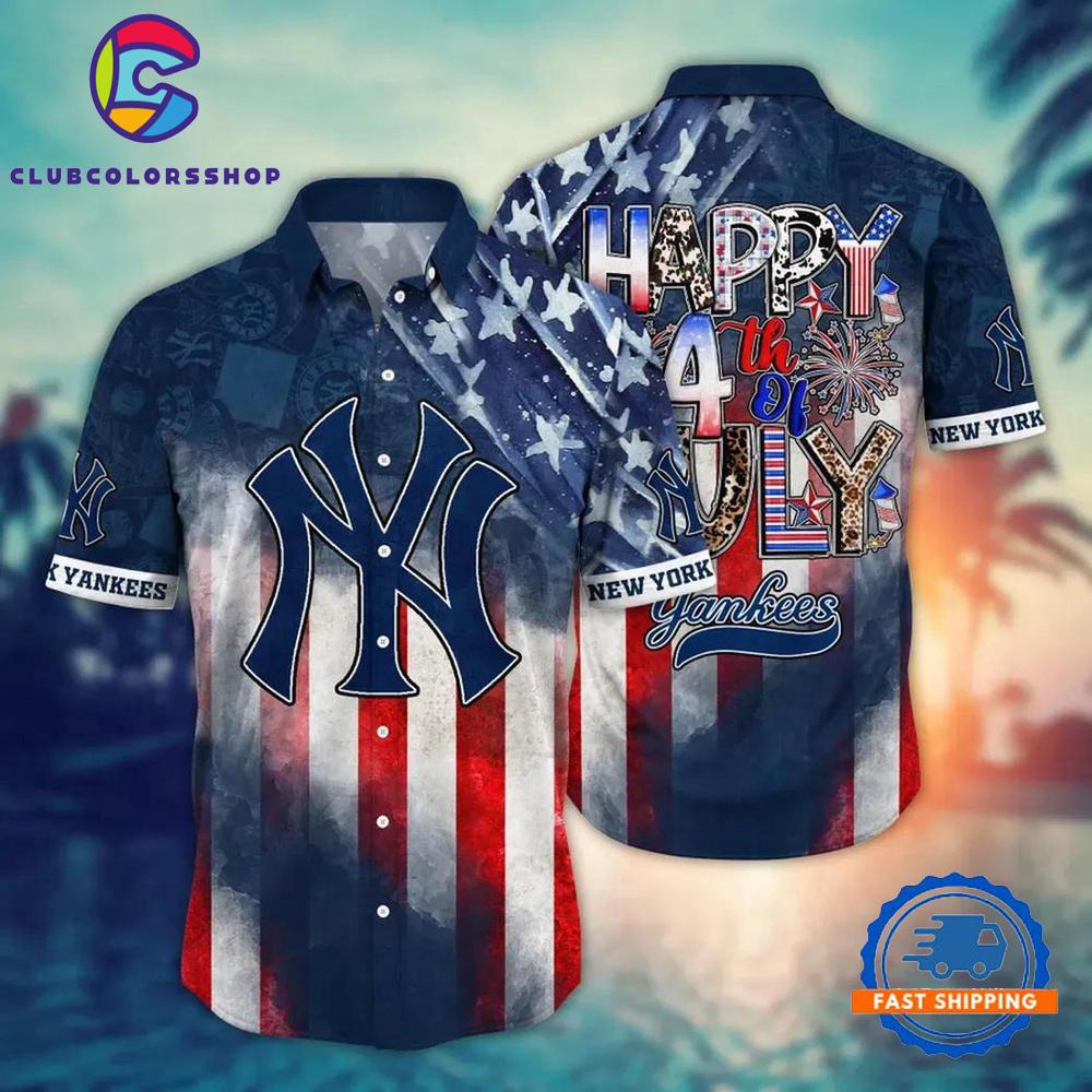 MLB New York Yankees 4TH of July Hawaiian Shirt