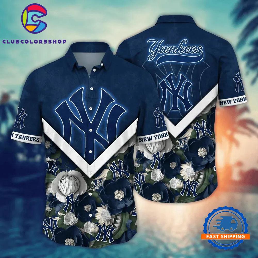 MLB New York Yankees Baseball Team Design Summer Hawaiian Shirts