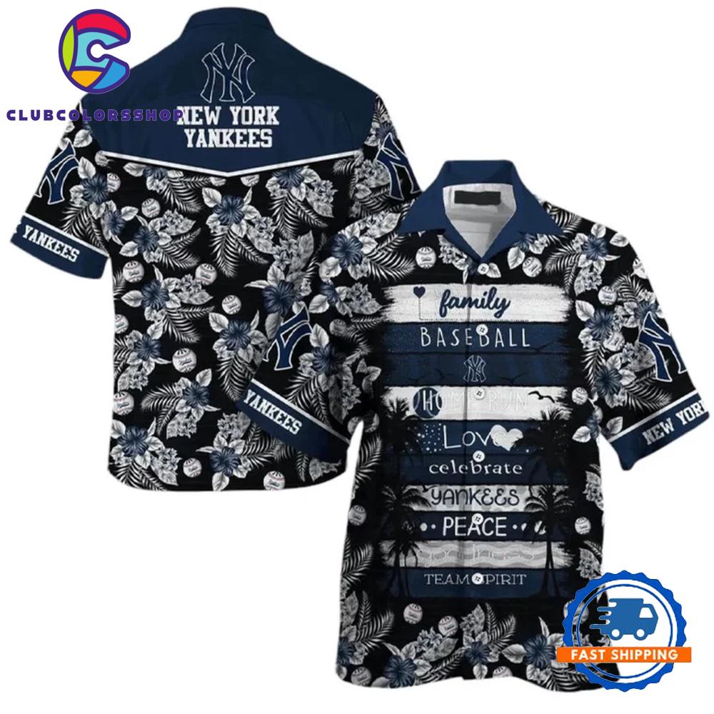 MLB New York Yankees Family Values Hawaiian Shirt