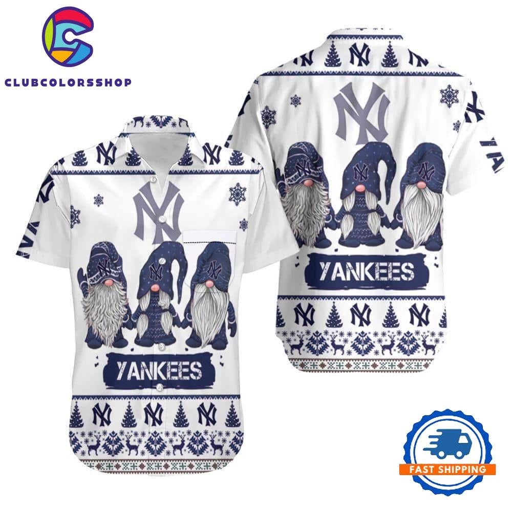 MLB New York Yankees Holiday Gnomes Hawaiian Shirt