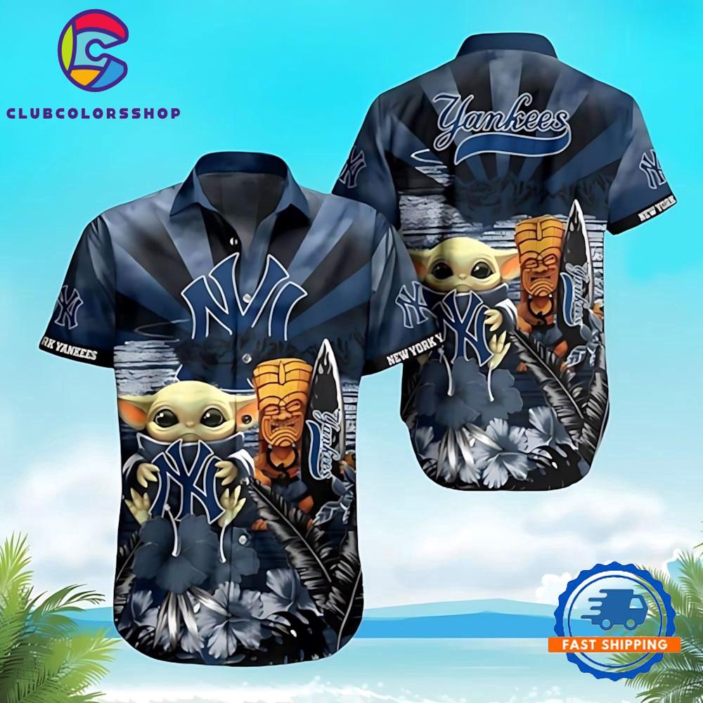 MLB New York Yankees Tiki Fan Hawaiian Shirt