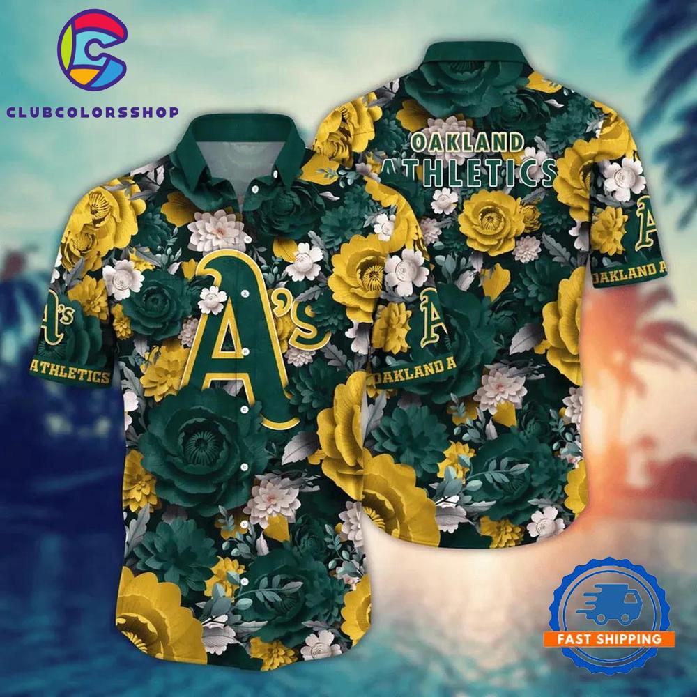 MLB Oakland Athletics Aloha Baseball Team Hawaiian Shirts