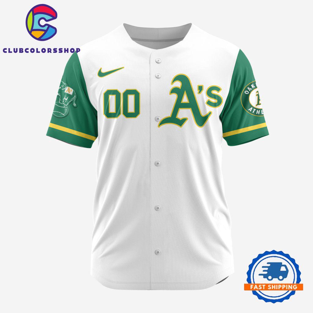 MLB Oakland Athletics Baseball Team Alternate Design Concept Jersey Shirts