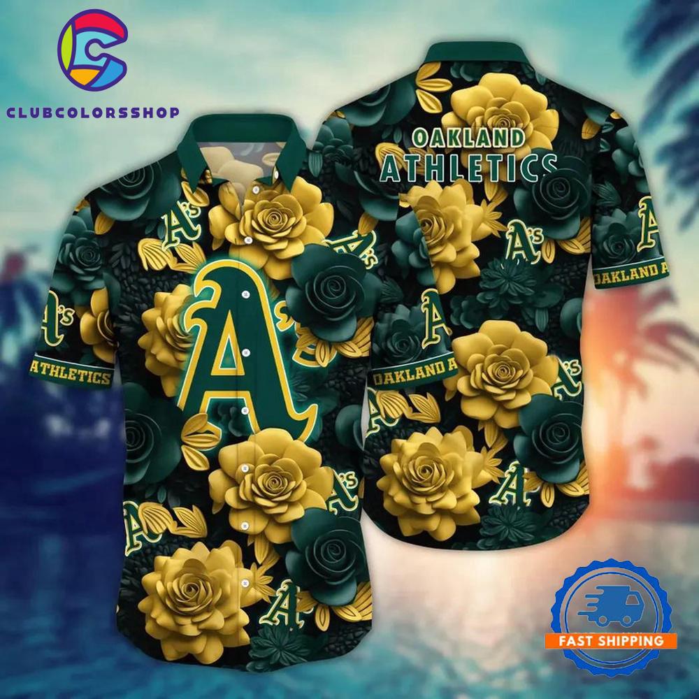 MLB Oakland Athletics Flower Tropical New Hawaiian Shirts