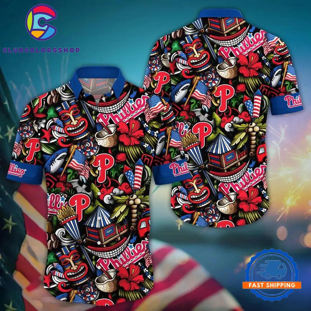 MLB Philadelphia Phillies Carnival Fun Hawaiian Shirt