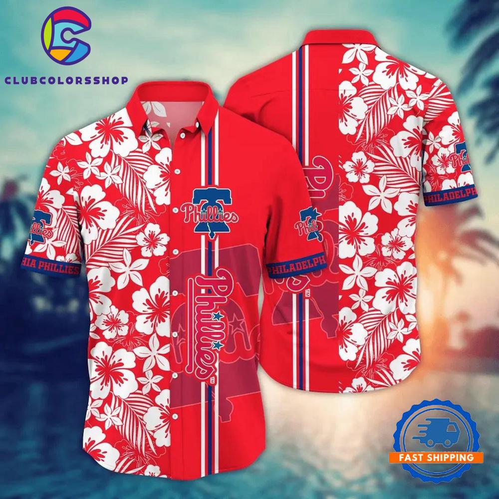 MLB Philadelphia Phillies Flower Palm Tree New Hawaiian Shirts