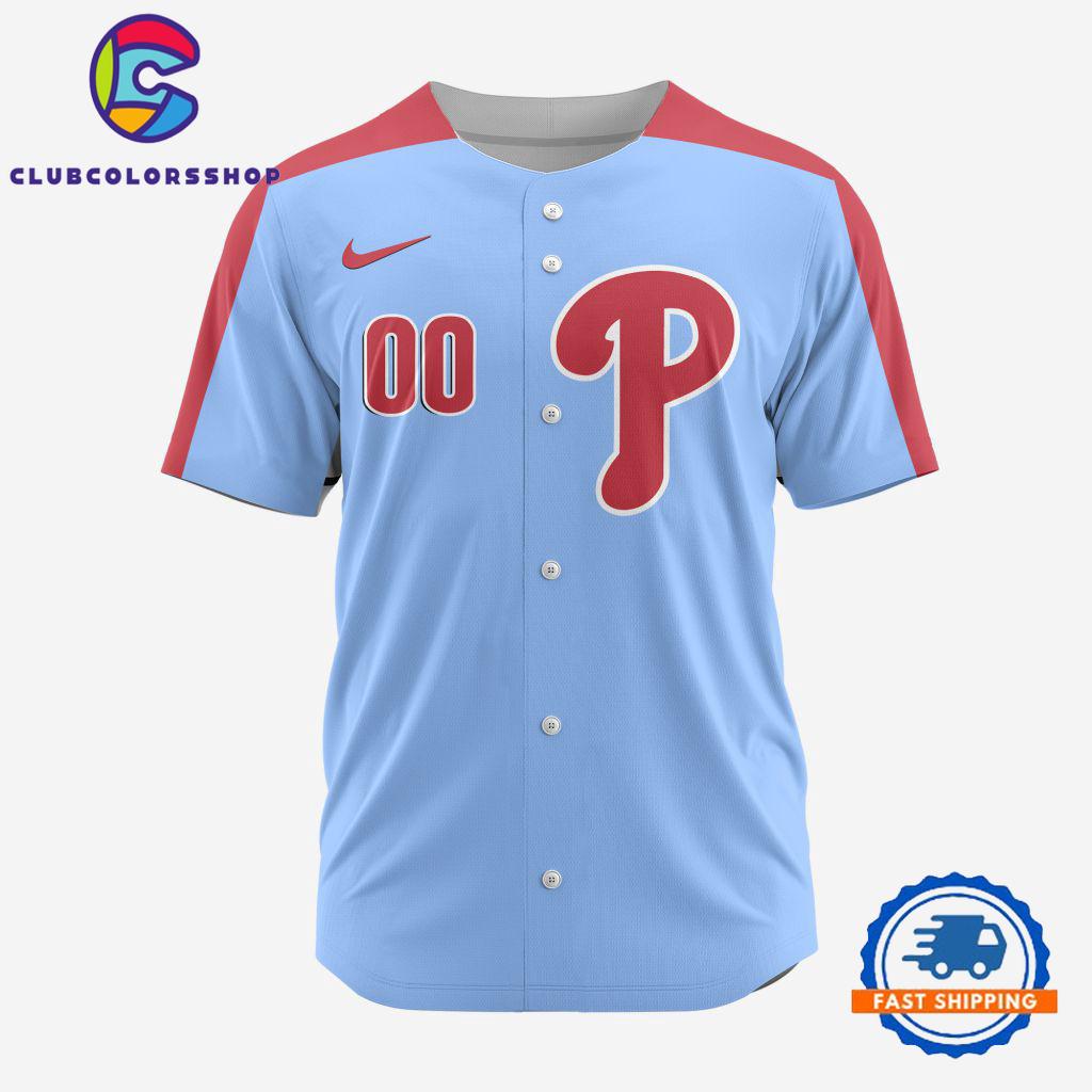 MLB Philadelphia Phillies Personalized Alternate Design Concept Baseball Jersey, MLB Team New Jersey Shirt