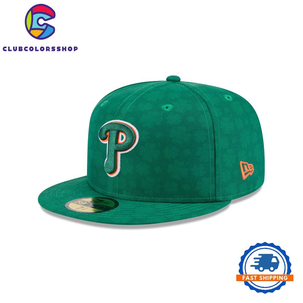 MLB Philadelphia Phillies St. Patrick’s Day Snapback, Baseball Team Fitted Hat Design