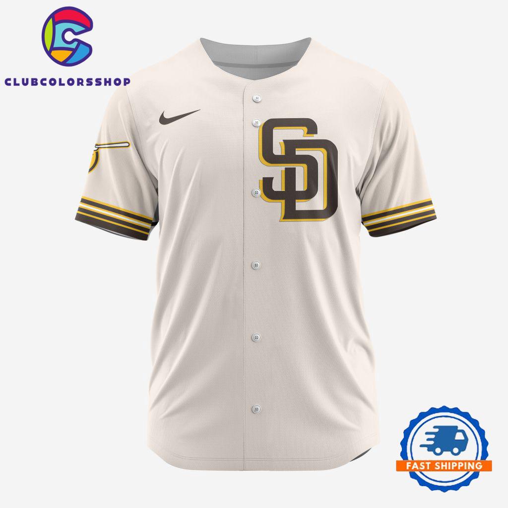 MLB San Diego Padres Personalized Alternate Design Concept Baseball Jersey, MLB Team New Jersey Shirt