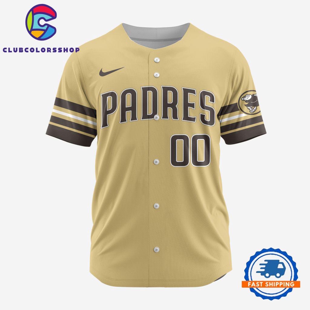 MLB San Diego Padres Personalized Baseball Team Alternate Design Concept Jersey Shirts