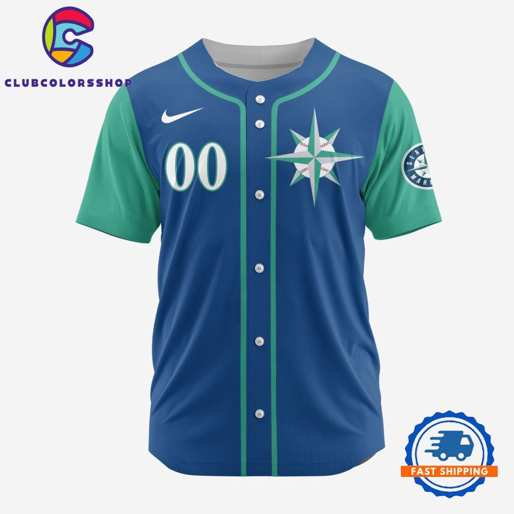 MLB Seattle Mariners Personalized Baseball Team Alternate Design Concept Jersey Shirts