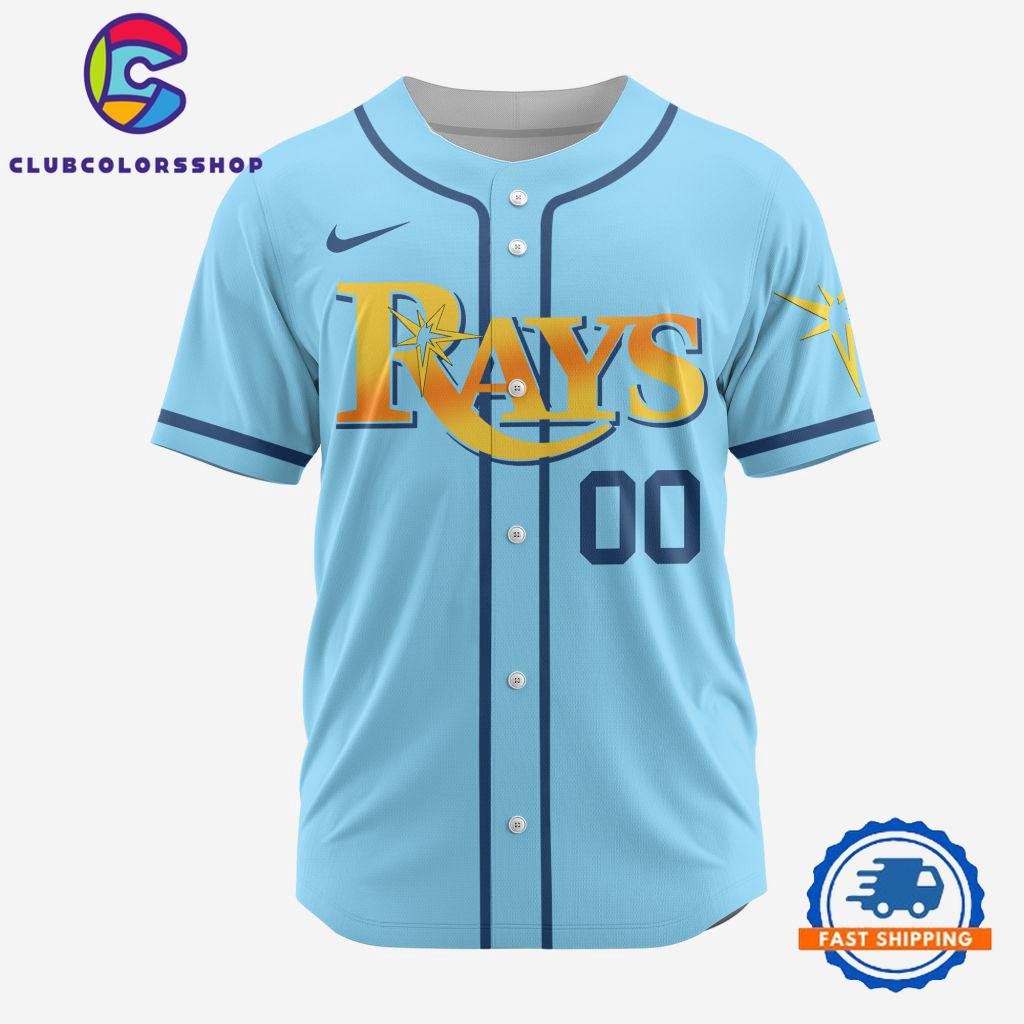 MLB Tampa Bay Rays Alternate Design Concept Baseball Jersey, MLB Team Custom Jersey Shirt