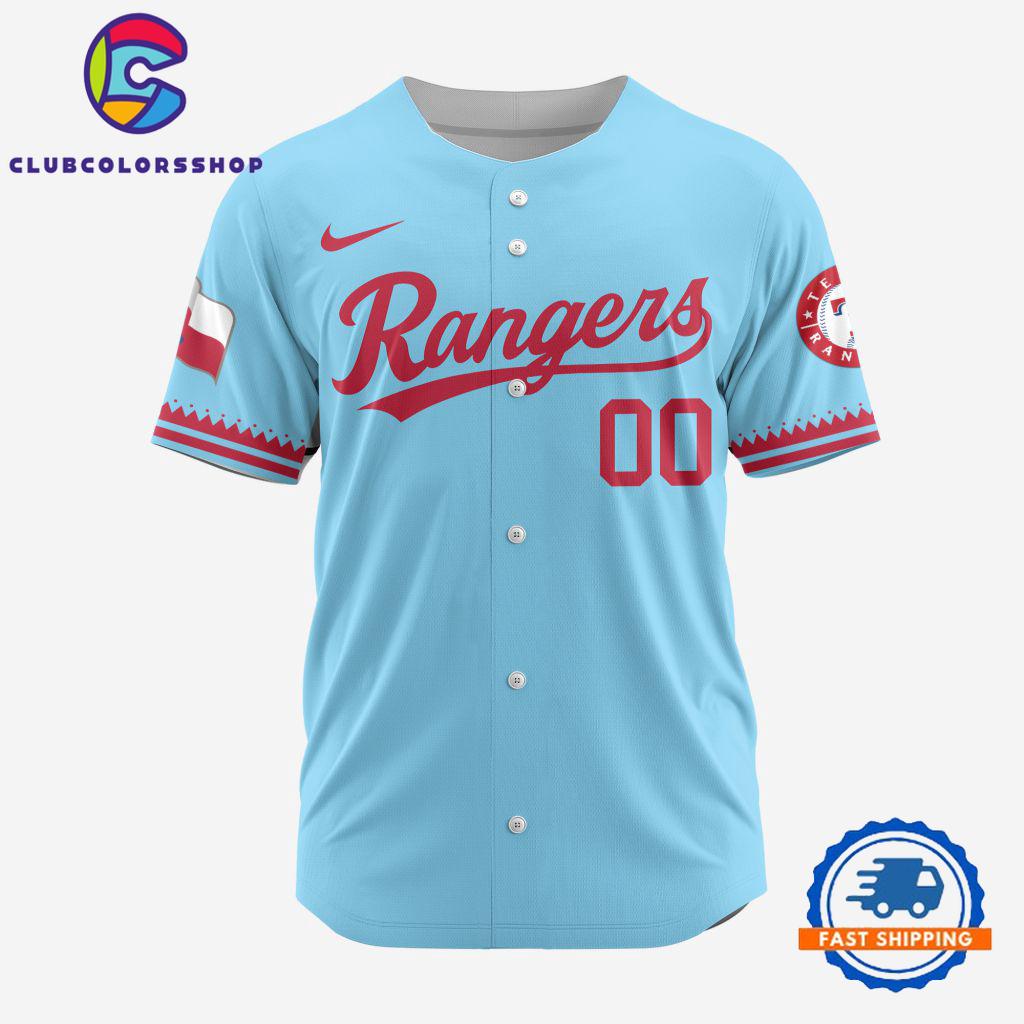 MLB Texas Rangers Personalized Alternate Design Concept Baseball Jersey, MLB Team New Jersey Shirt