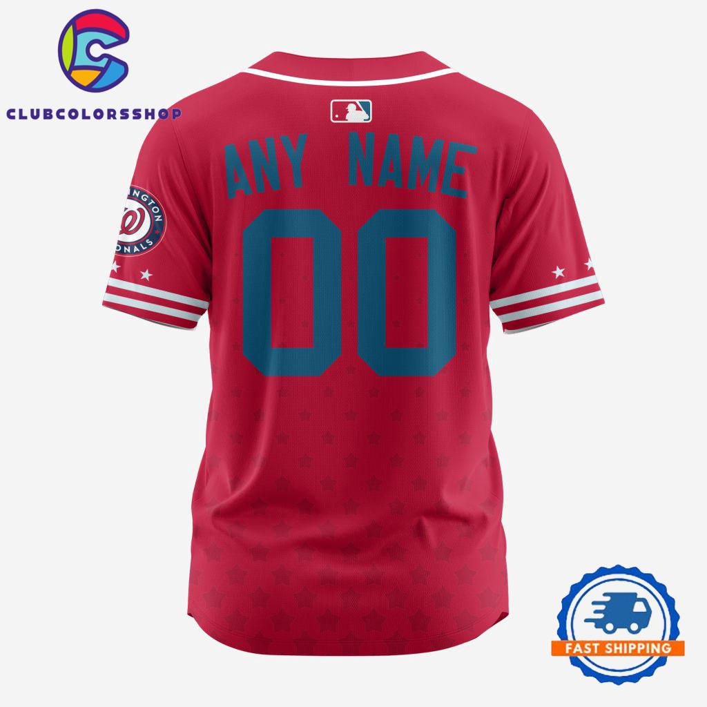 MLB Washington Nationals Alternate Design Concept Baseball Jersey, MLB Team Custom Jersey Shirt MLB Washington Nationals Alternate Design Concept Baseball Jersey, MLB Team Custom Jersey Shirt