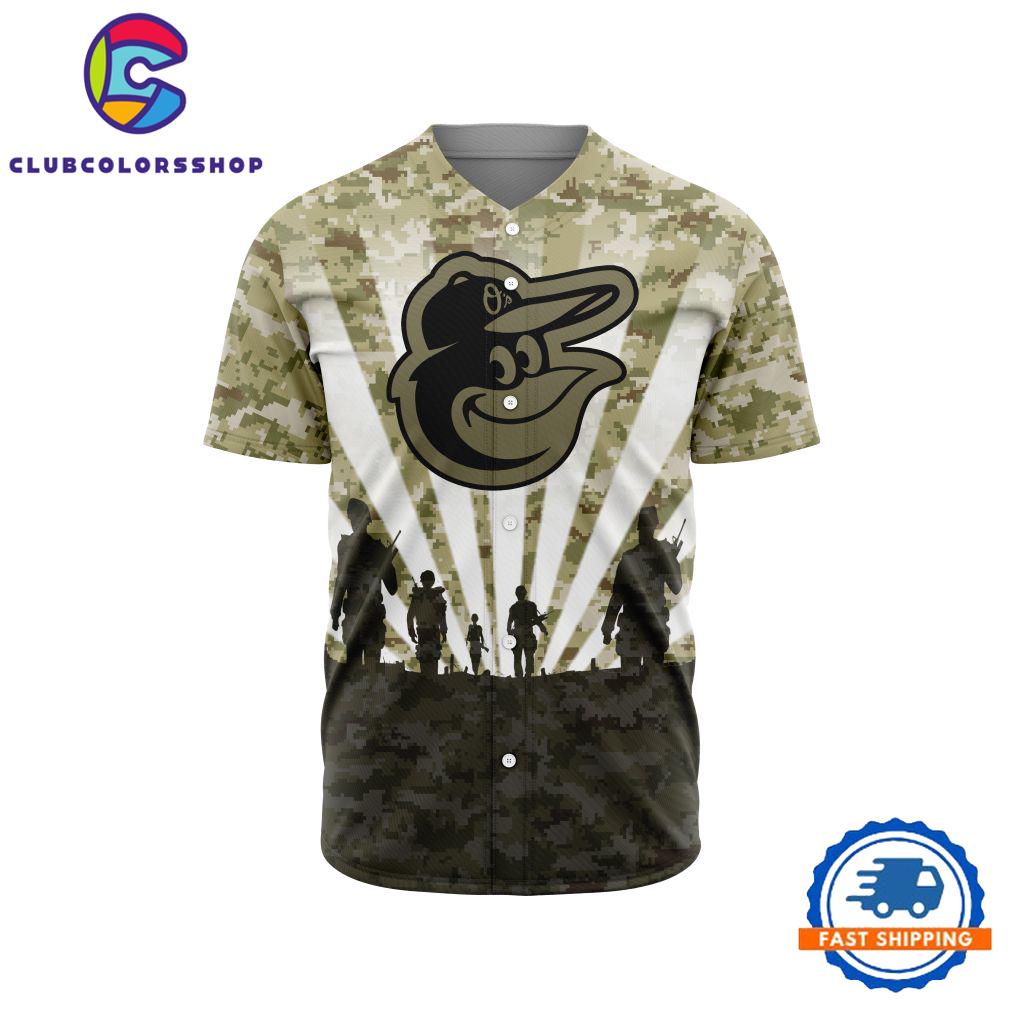 MLB Baltimore Orioles Special Honor Veterans Design Baseball Jersey