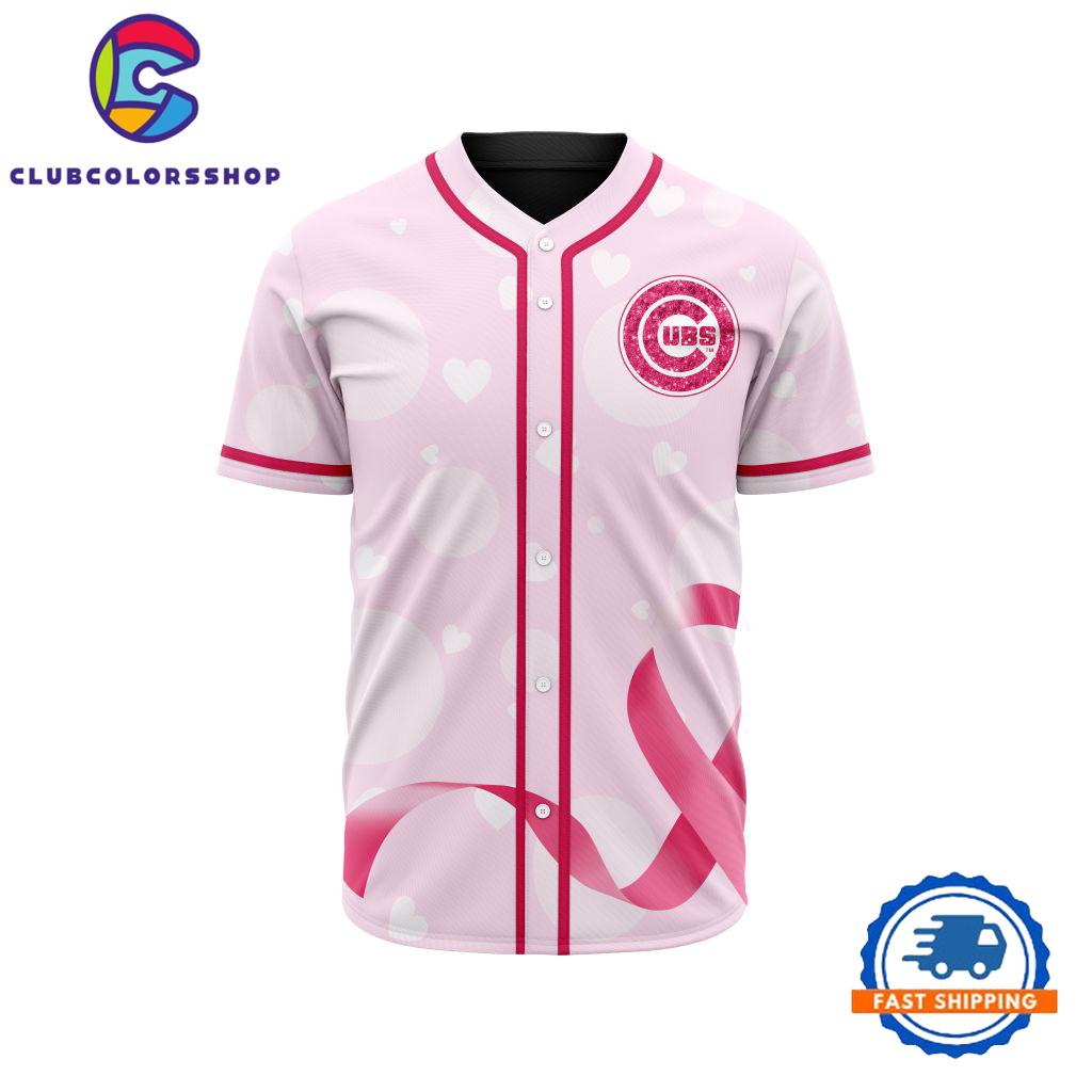 MLB Chicago Cubs Special Pink Design Fight Breast Cancer Limited Baseball Jersey